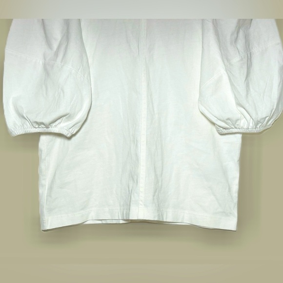 NWT Madewell Puff-Sleeve Tee in Eyelet White, Size XS - Picture 10 of 14